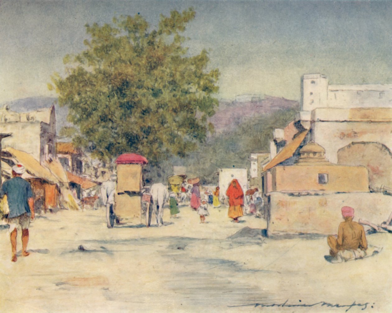 Jeyporen kaupungissa, 1905 tekijältä Mortimer Ludington Menpes