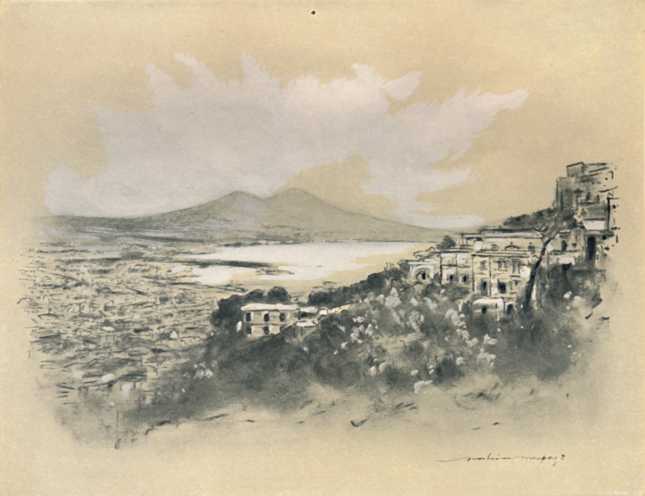 Napoli ja lahti, 1903 tekijältä Mortimer Ludington Menpes