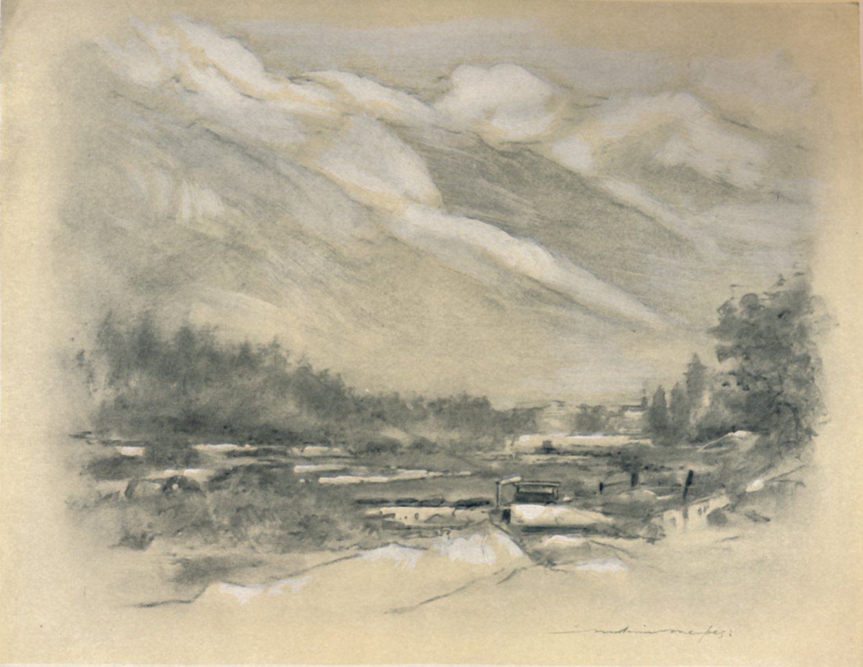 Chamounixin kaupunginosa, 1903 tekijältä Mortimer Ludington Menpes