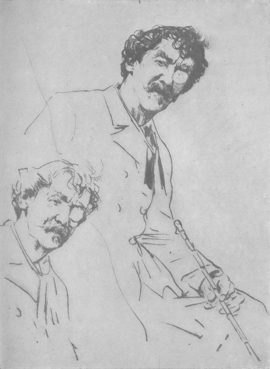 Muotokuvatutkimukset, c1880, 1904 tekijältä Mortimer Ludington Menpes