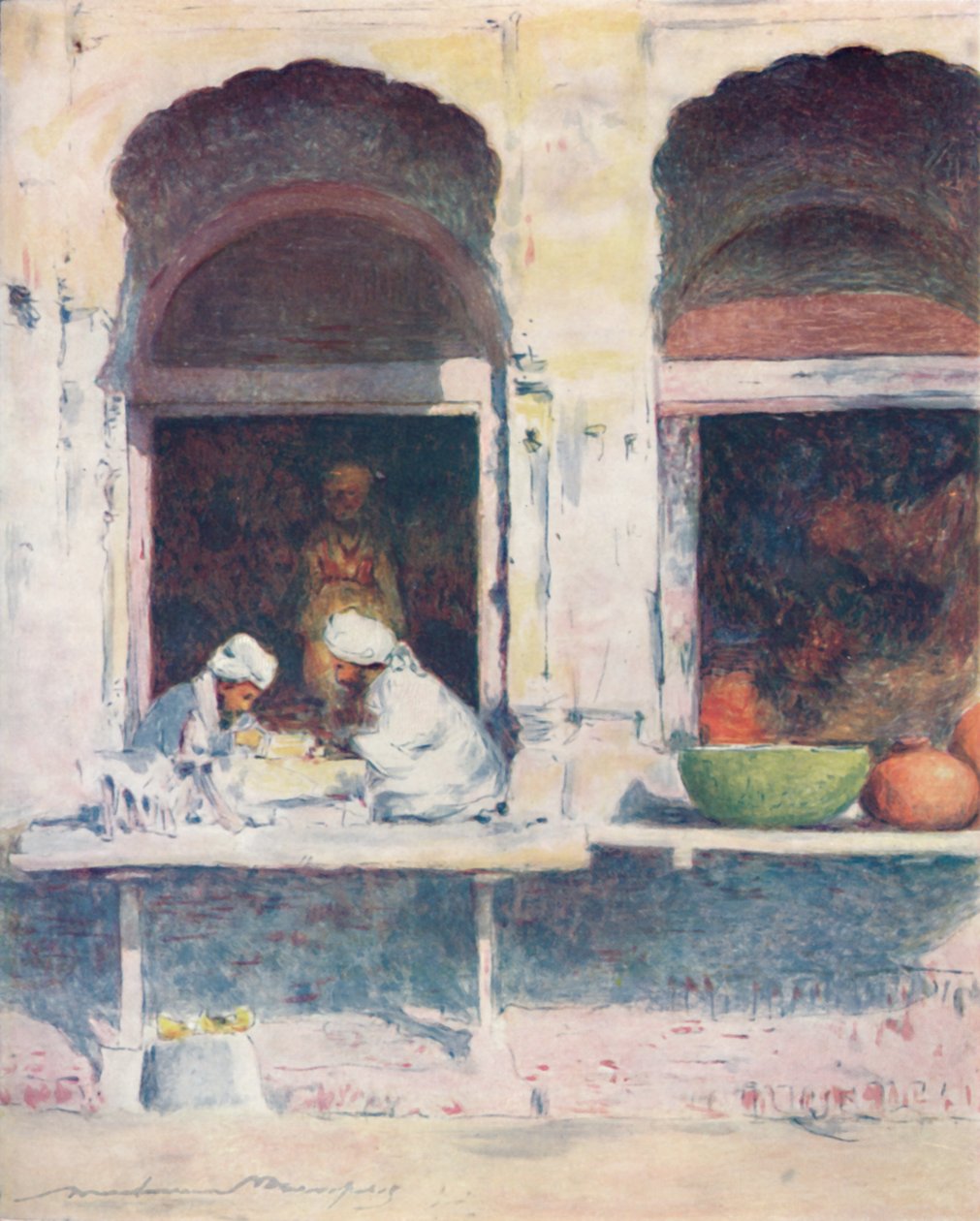Työntekijöitä hopealla ja kullalla, 1905 tekijältä Mortimer Ludington Menpes