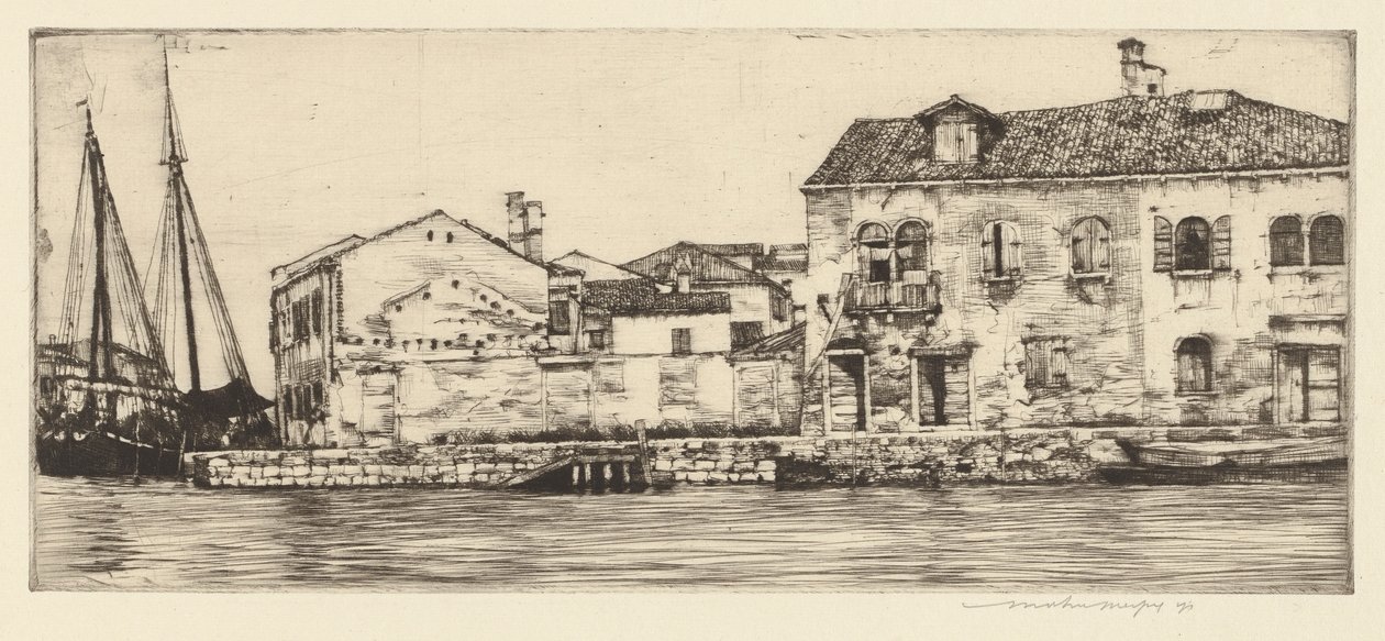 Giudecca, Venetsia tekijältä Mortimer Menpes