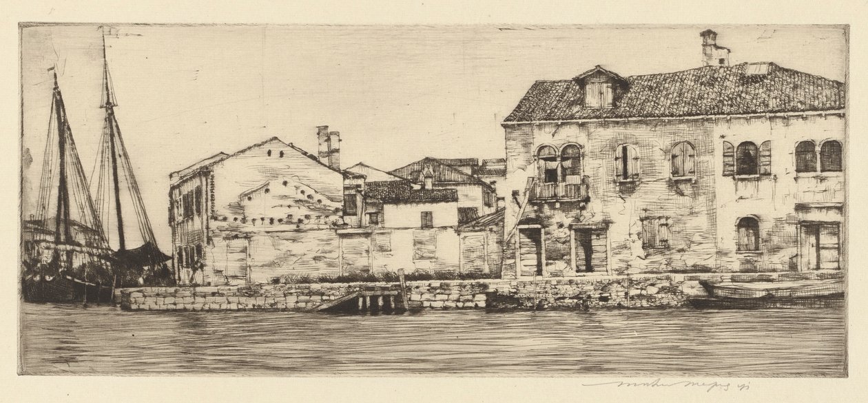 Giudecca, Venetsia tekijältä Mortimer Menpes