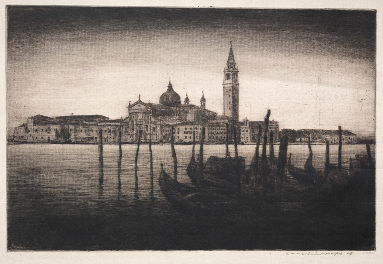 San Giorgio Maggiore, 1910. tekijältä Mortimer Menpes