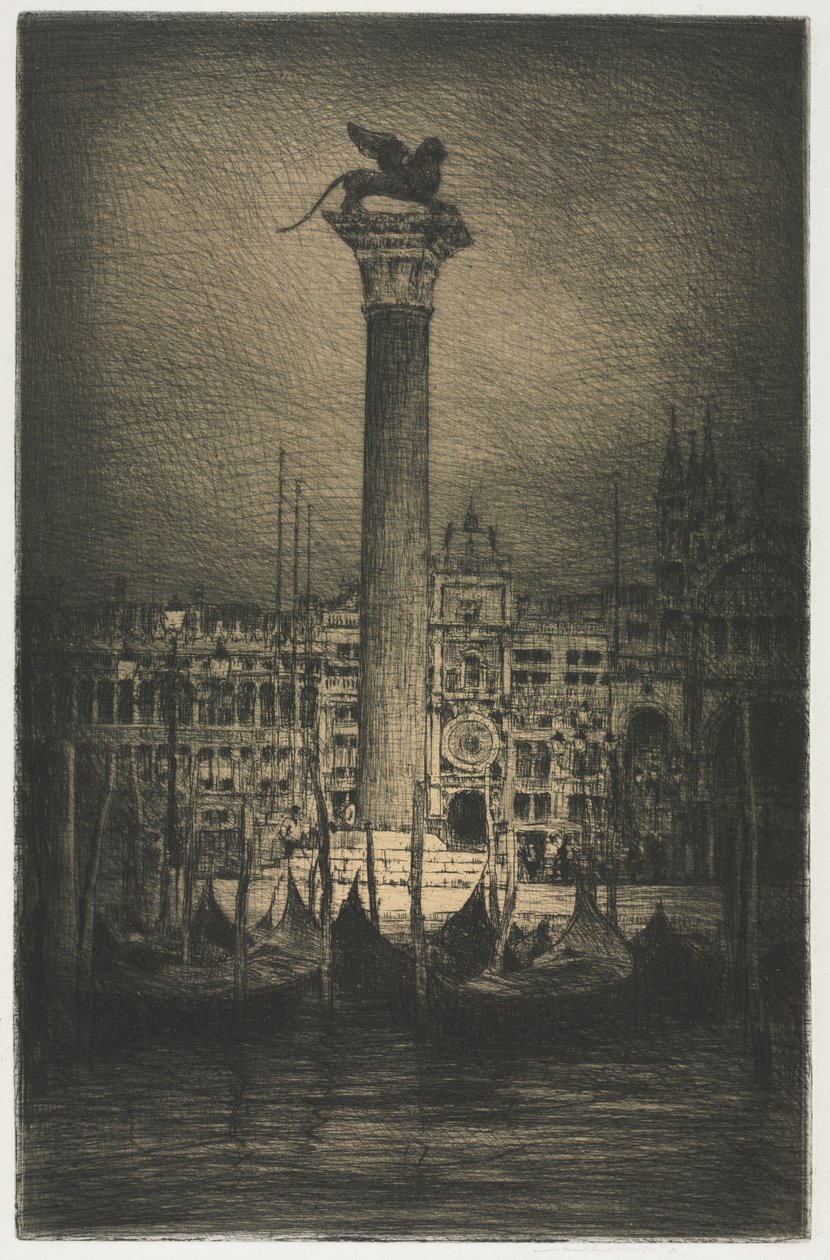St. Marks Piazza, 1910. tekijältä Mortimer Menpes