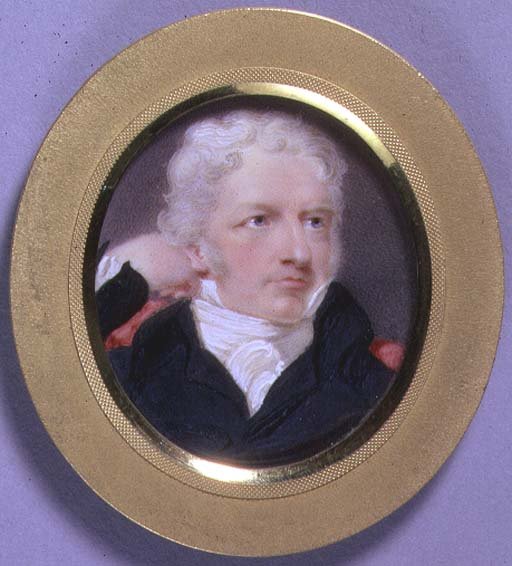 Henry Fuselin muotokuva, n. 1808 (akvarelli norsunluulle) tekijältä Moses Haughton