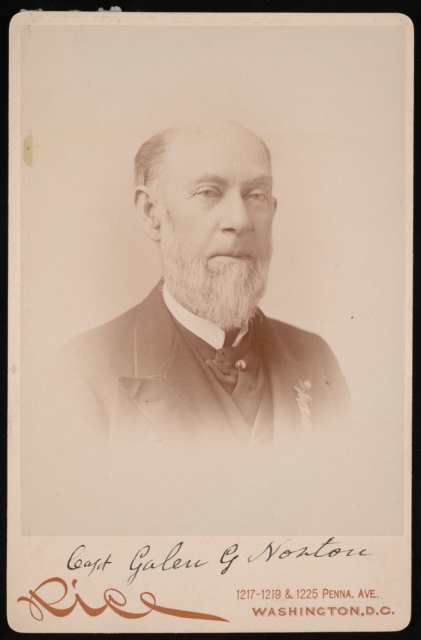 Muotokuva kapteeni Galen G. Nortonista, 1891. tekijältä Moses P. Rice