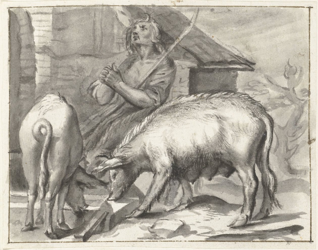 Maatila siipikarjalla tekijältä Moses Ter Borch