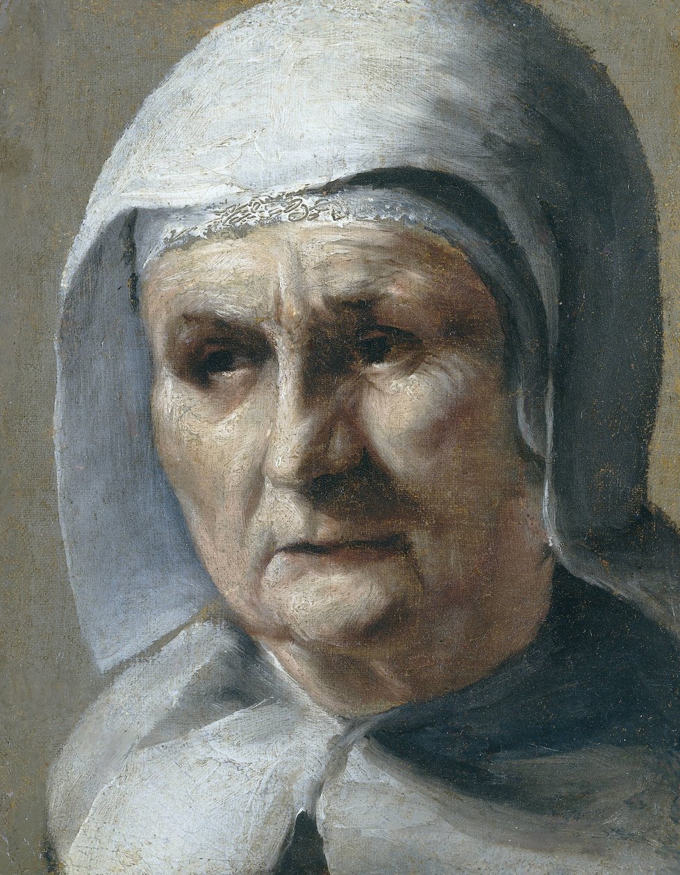 Vanha nainen tekijältä Moses Ter Borch