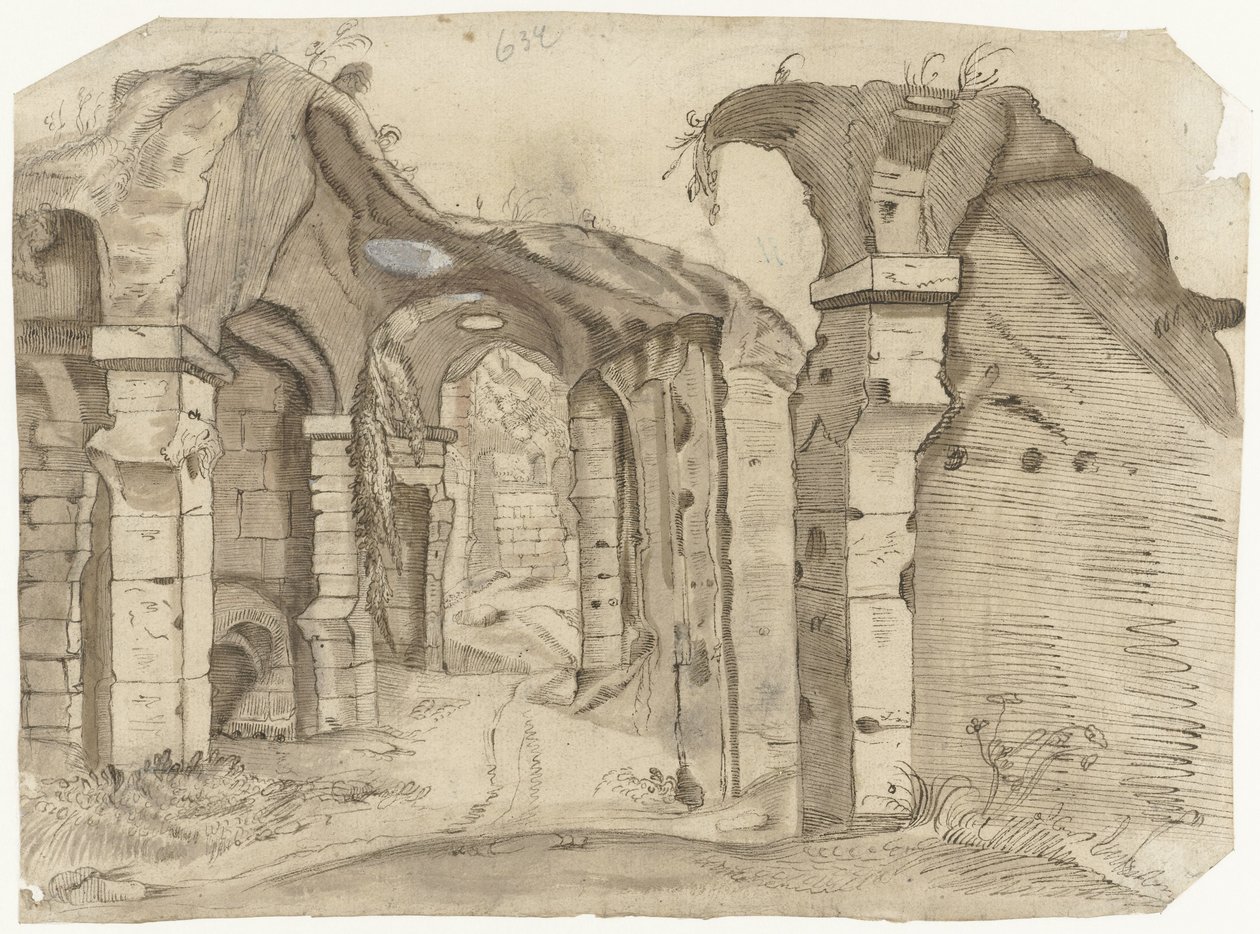 Polku Colosseumin läpi, Rooma tekijältä Moses ter Borch (manner of)