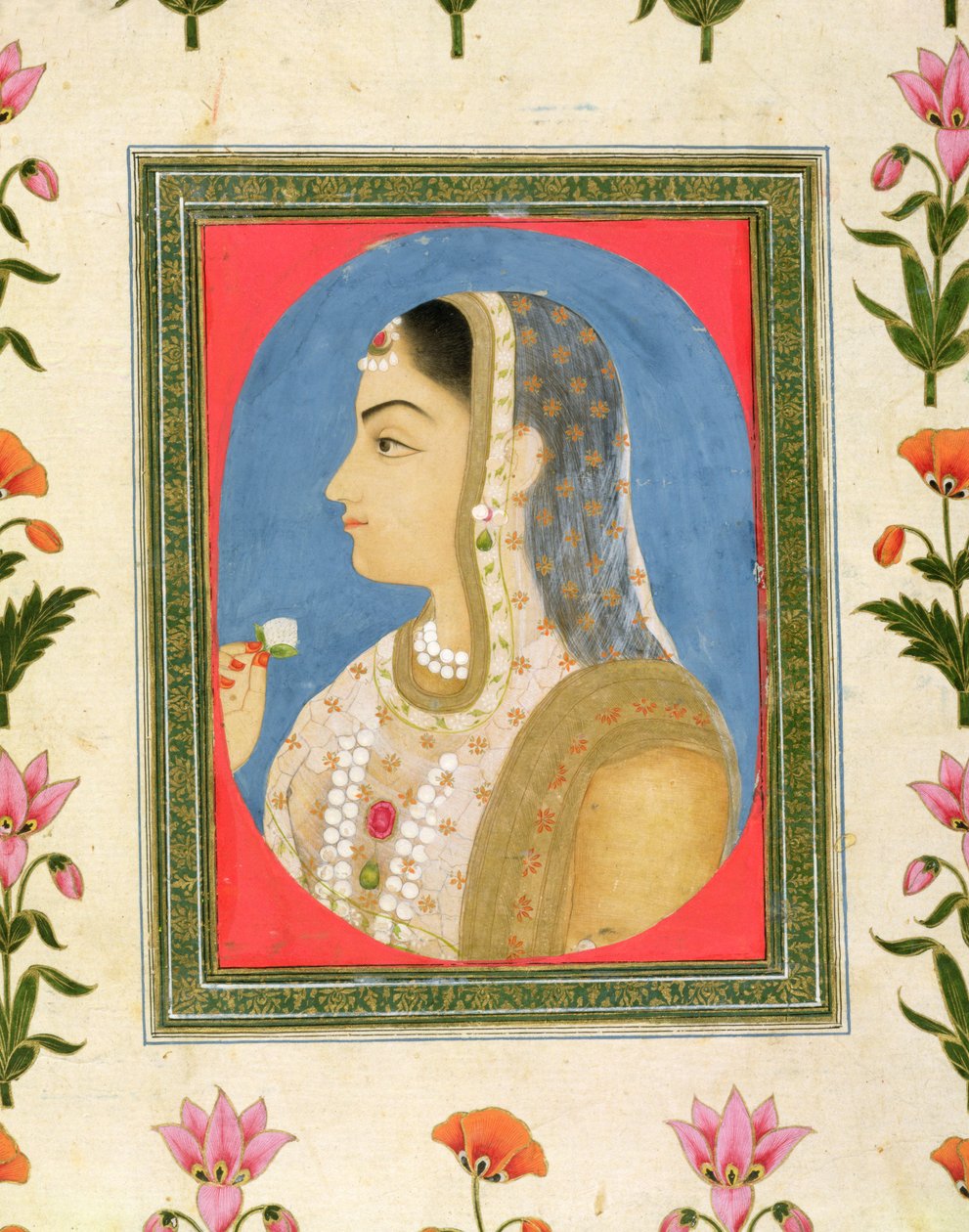 Muotokuva aateliasta, Small Clive -albumista tekijältä Mughal School