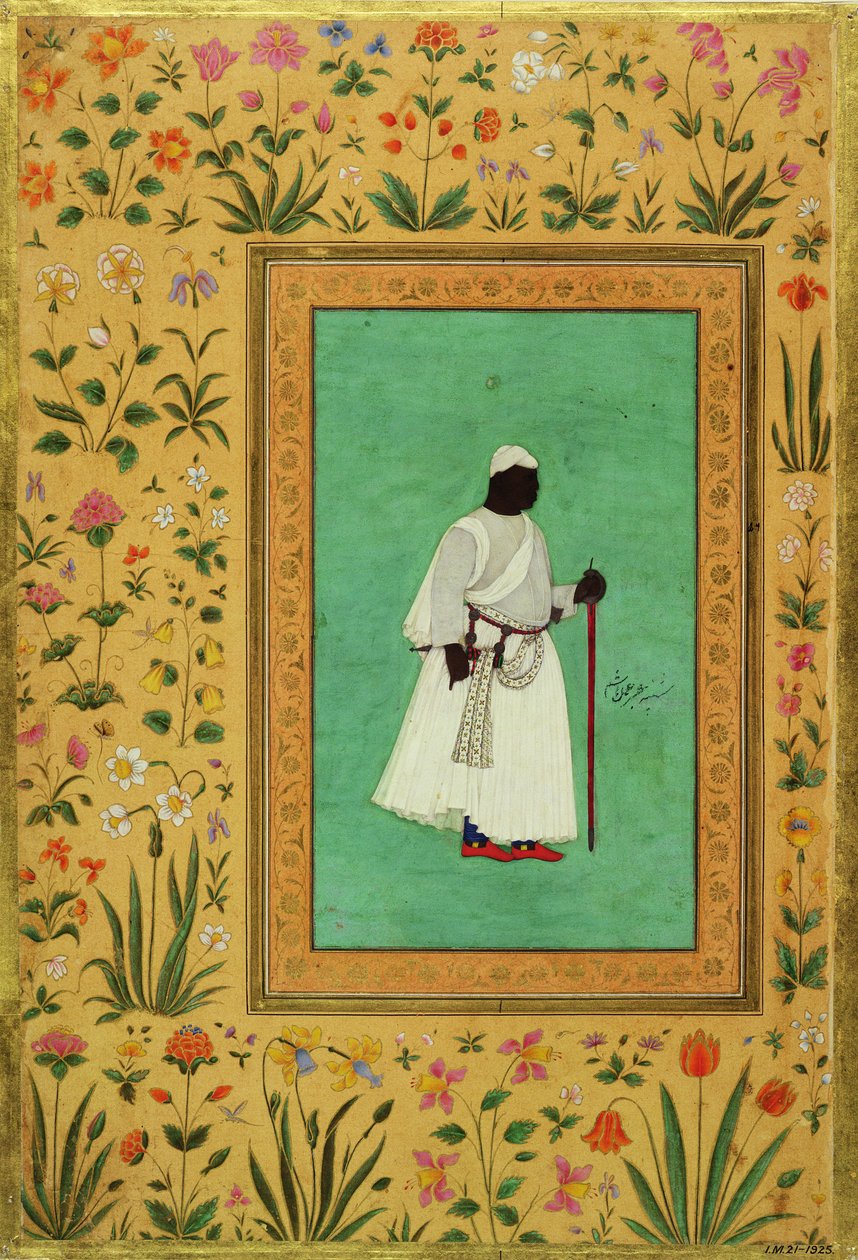 Malik Ambar (1548-1626), Ahmadnager, n. 1605-27 tekijältä Mughal School