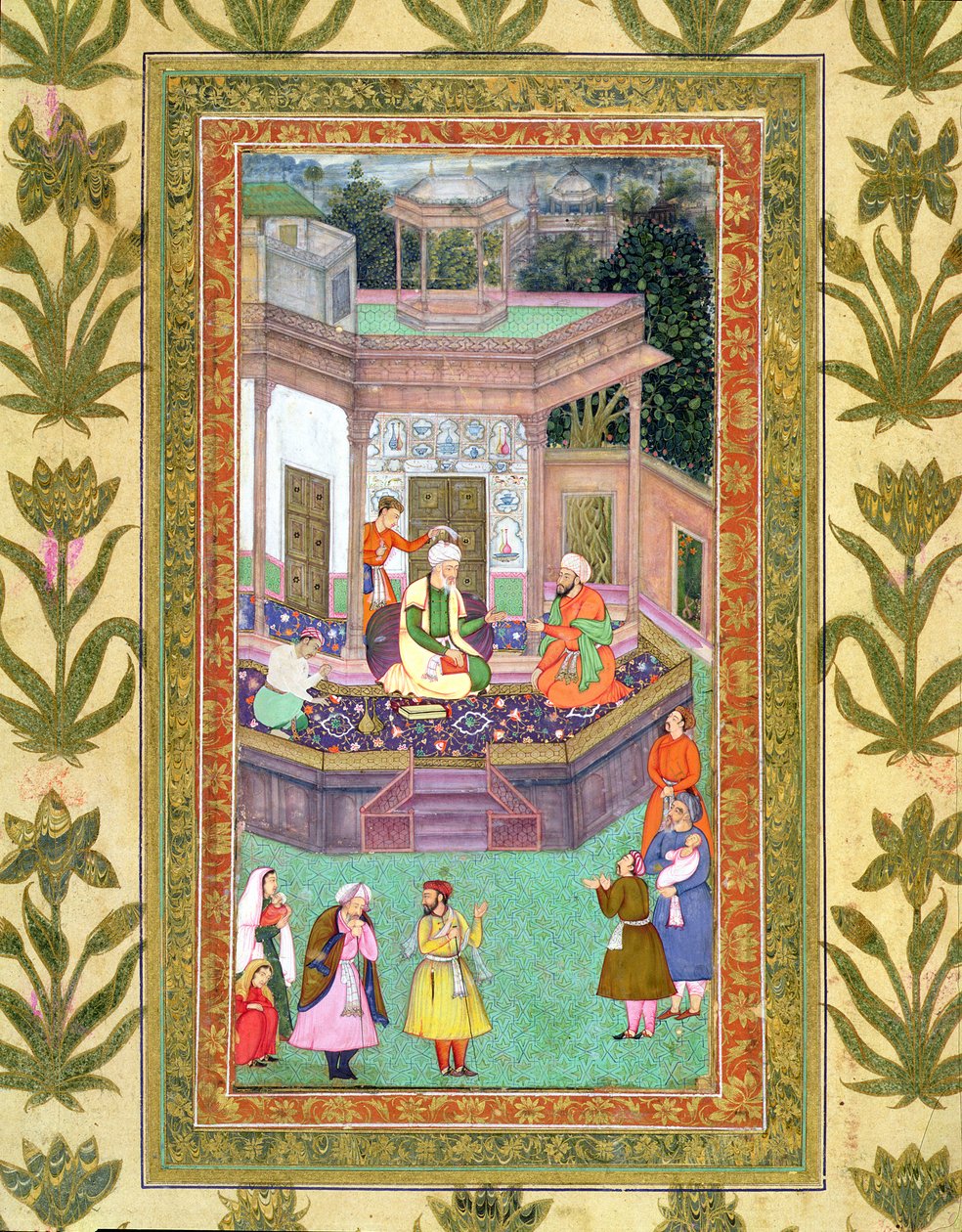 Qazi, Small Clive Albumista (läpinäkymätön wc paperilla) tekijältä Mughal School