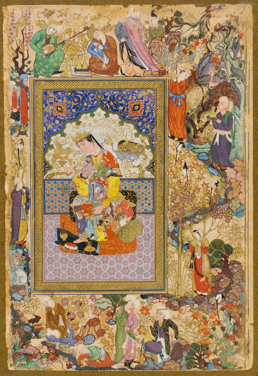 Muhammad Charif Musavvir ja Muhammad Murâd Samarqandi, istuva prinsessa tekijältä Muhammad Murad
