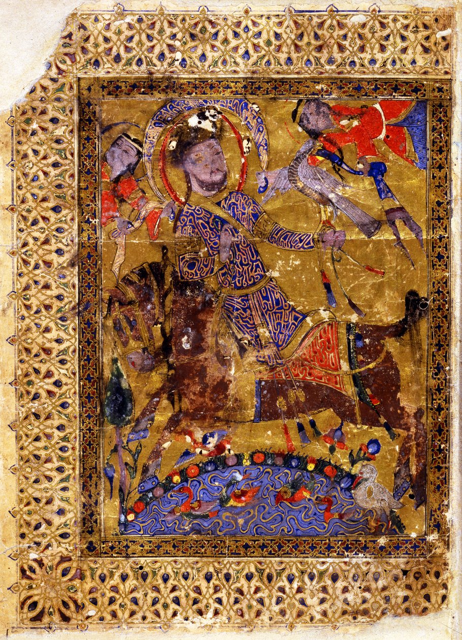 Kuvitus Kitab al-aghanin laulukirjasta tekijältä Muhammad ibn Abi Talib al Badri