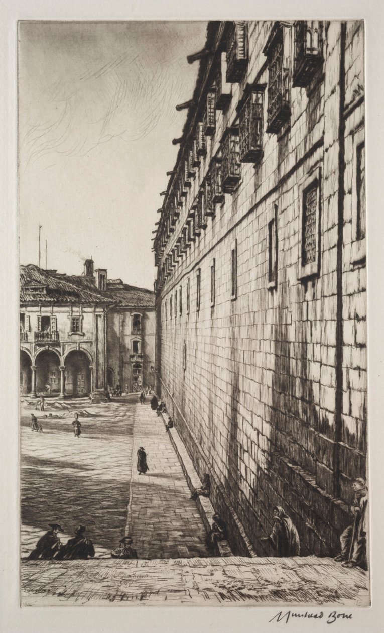 San Payon luostari, Santiago de Compostela tekijältä Muirhead Bone