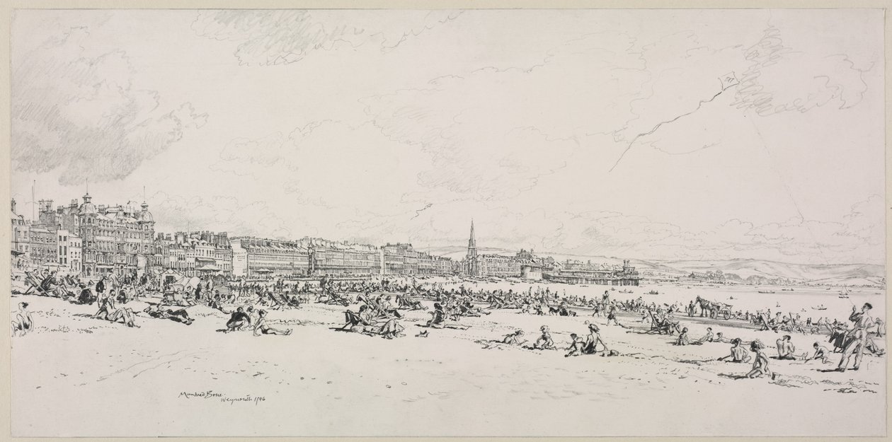 Weymouth Bay, sesonkiaika tekijältä Muirhead Bone