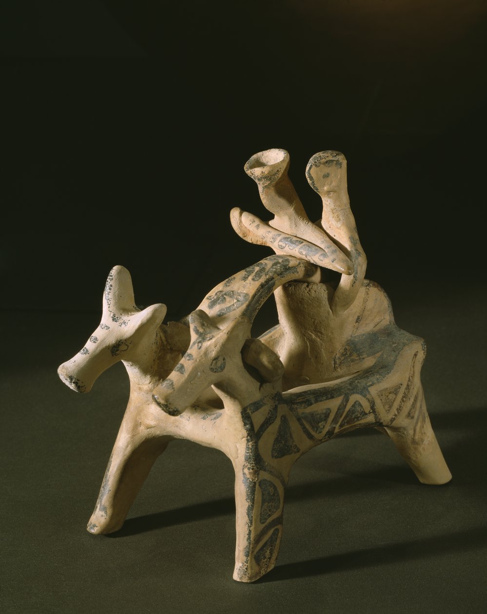 Vaunu, Marcopoulon haudasta, Attikasta, myöhäisheraldinen ajanjakso IIIA-IIIB, 1400-1200 eKr. (terrakotta) tekijältä Mycenaean