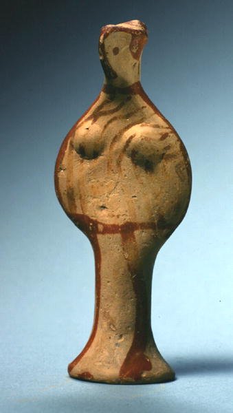 Psi-hahmo, noin 1400-1300 eKr. (terrakotta) tekijältä Mycenaean Mycenaean