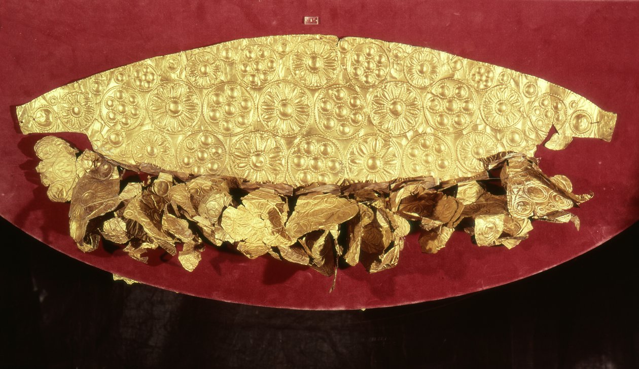 Tiara haudasta, Upper Circle tekijältä Mycenaean Mycenaean