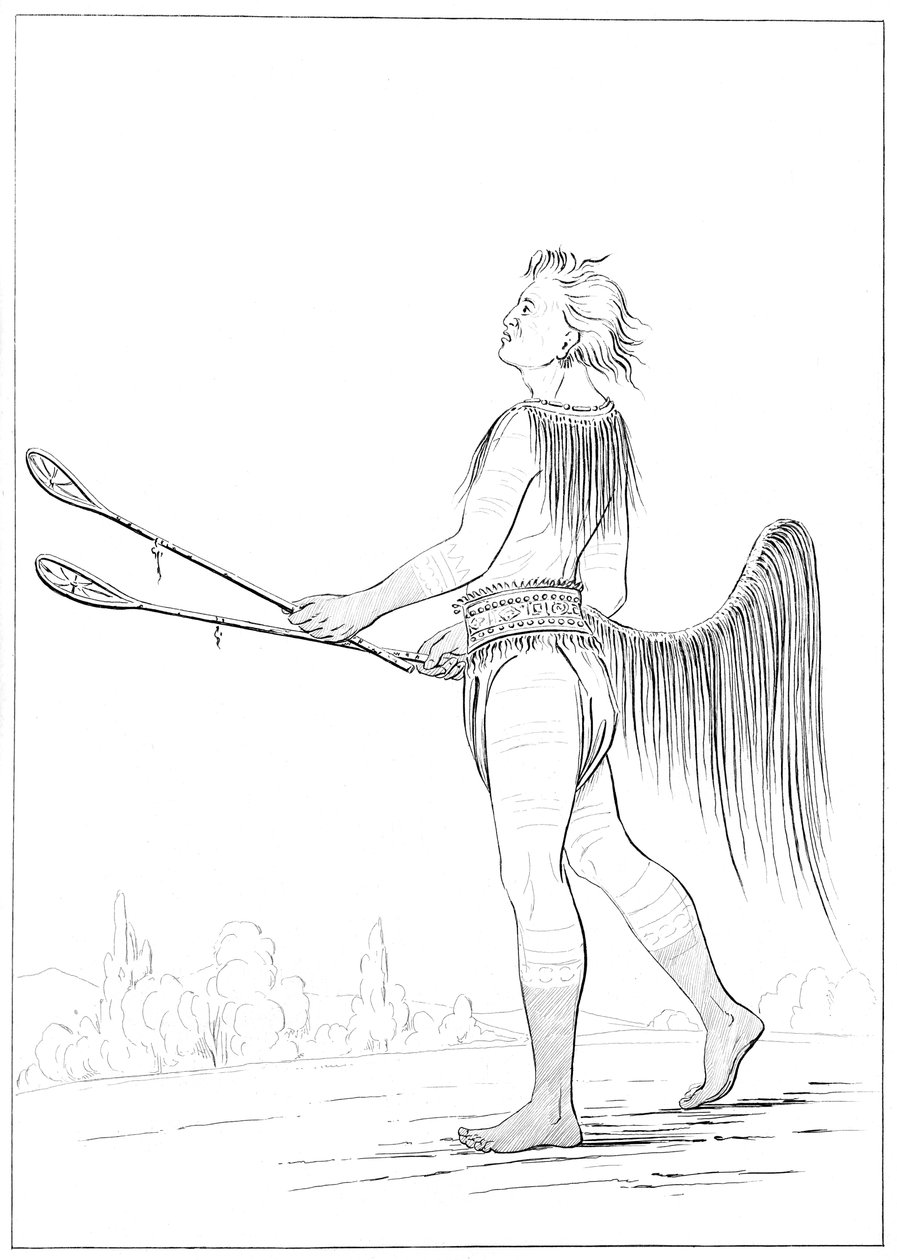 Arvostettu pallonpelaaja, 1841. tekijältä Myers and Co