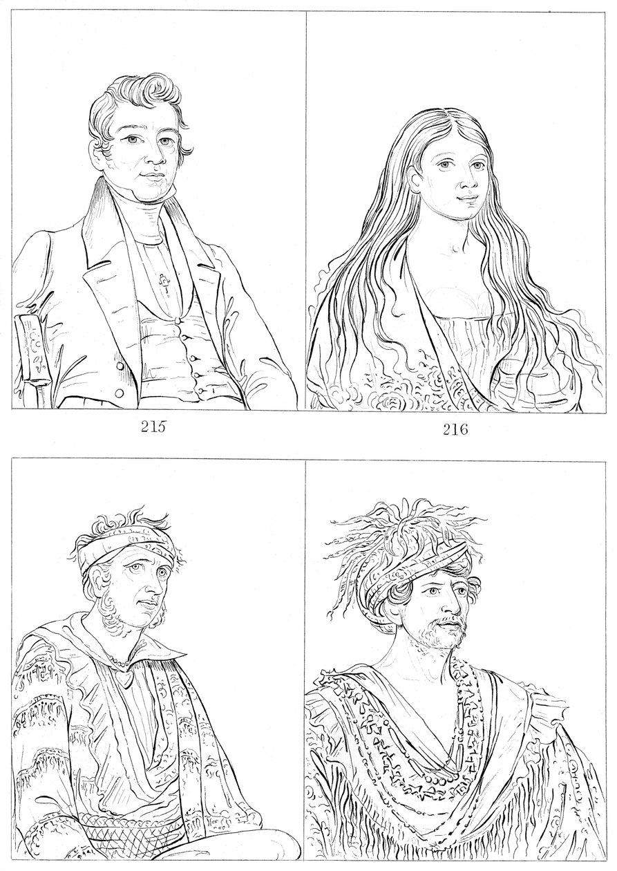 Cherokees, 1841. tekijältä Myers and Co