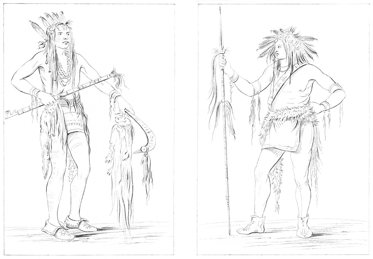 Chippewas, 1841. tekijältä Myers and Co