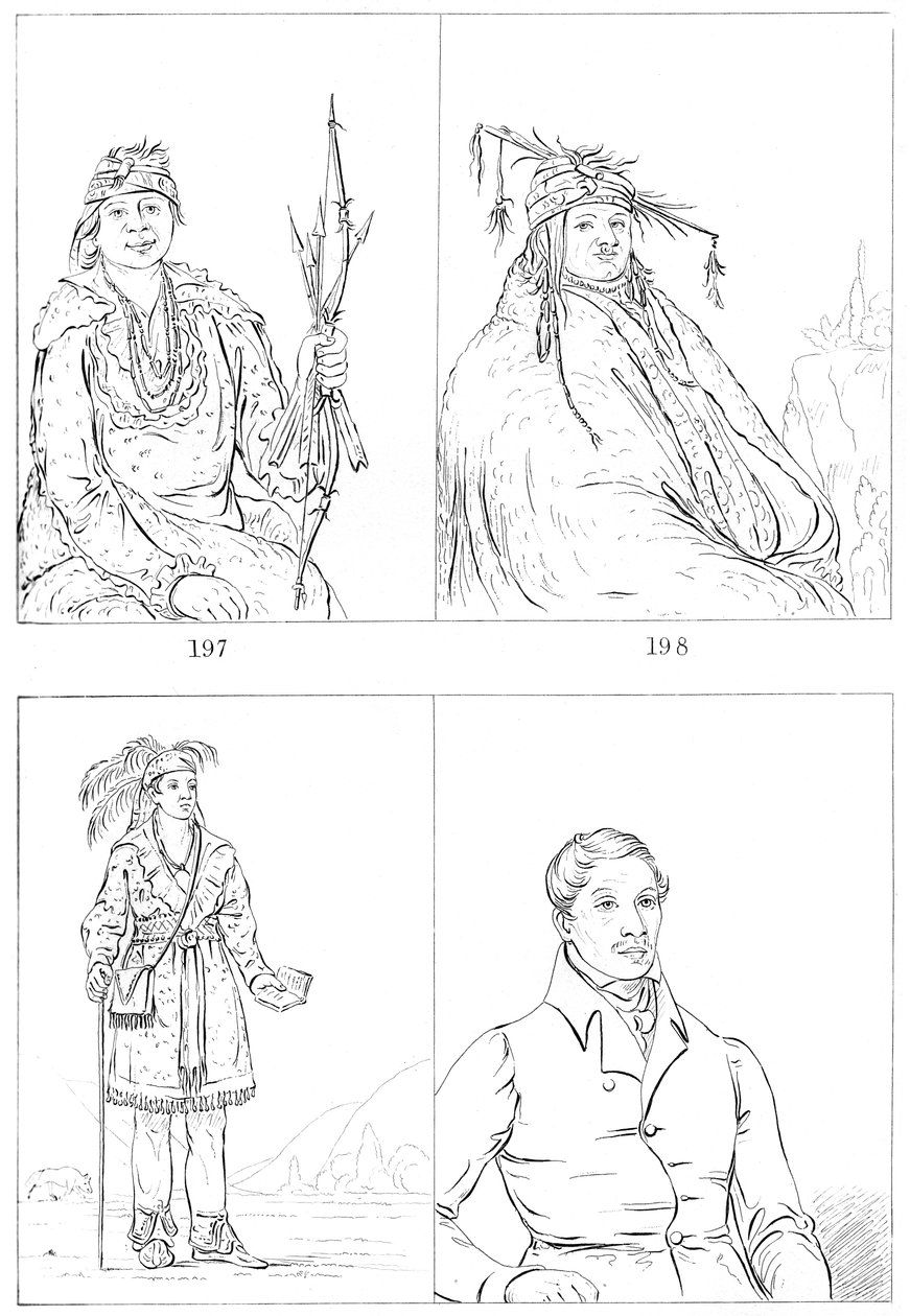 Delawares ja Mohicans, 1841. tekijältä Myers and Co