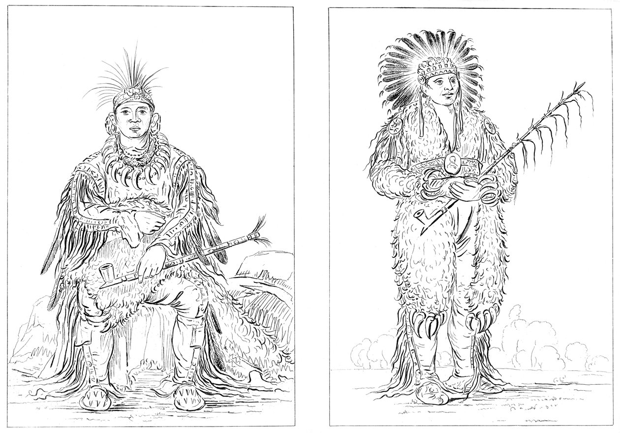 Otoes, Fort Leavenworth, Lower Missouri, 1841. tekijältä Myers and Co
