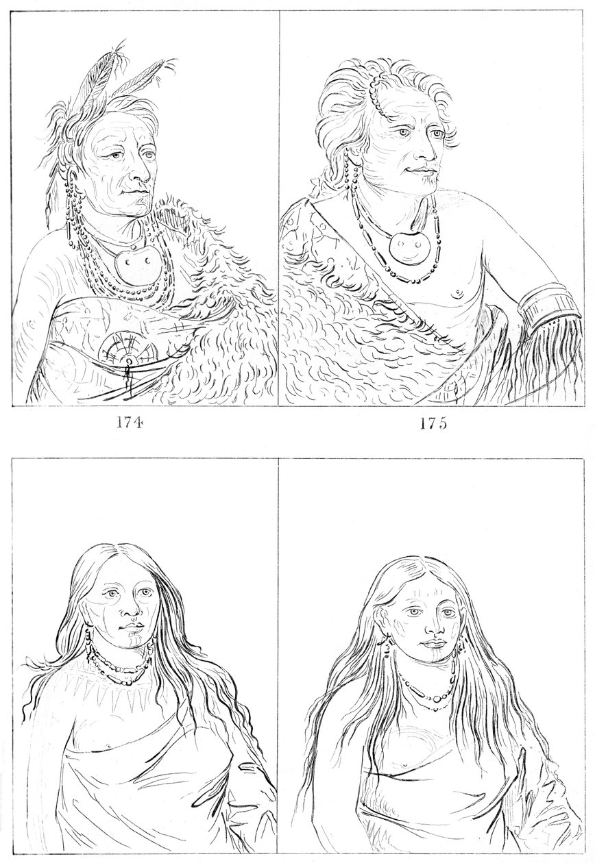 Pawnees, 1841. tekijältä Myers and Co