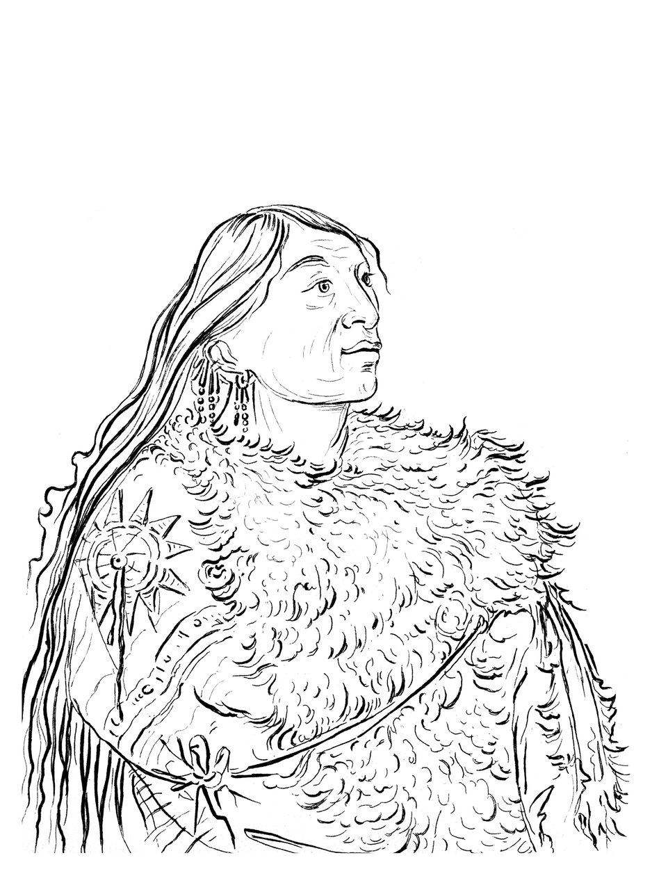 Amerikkalaisen miehen muotokuva, 1841. tekijältä Myers and Co