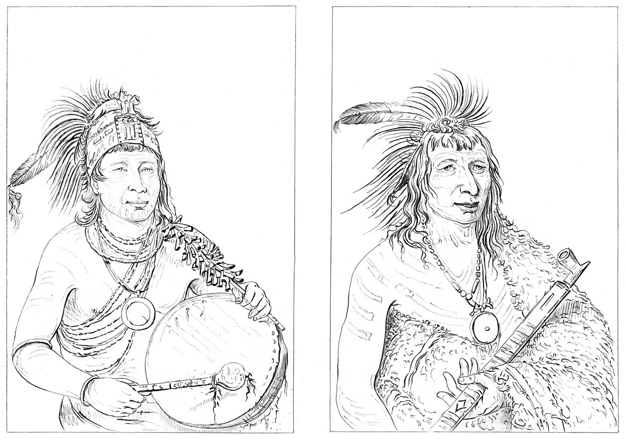 Sioux, 1841. tekijältä Myers and Co