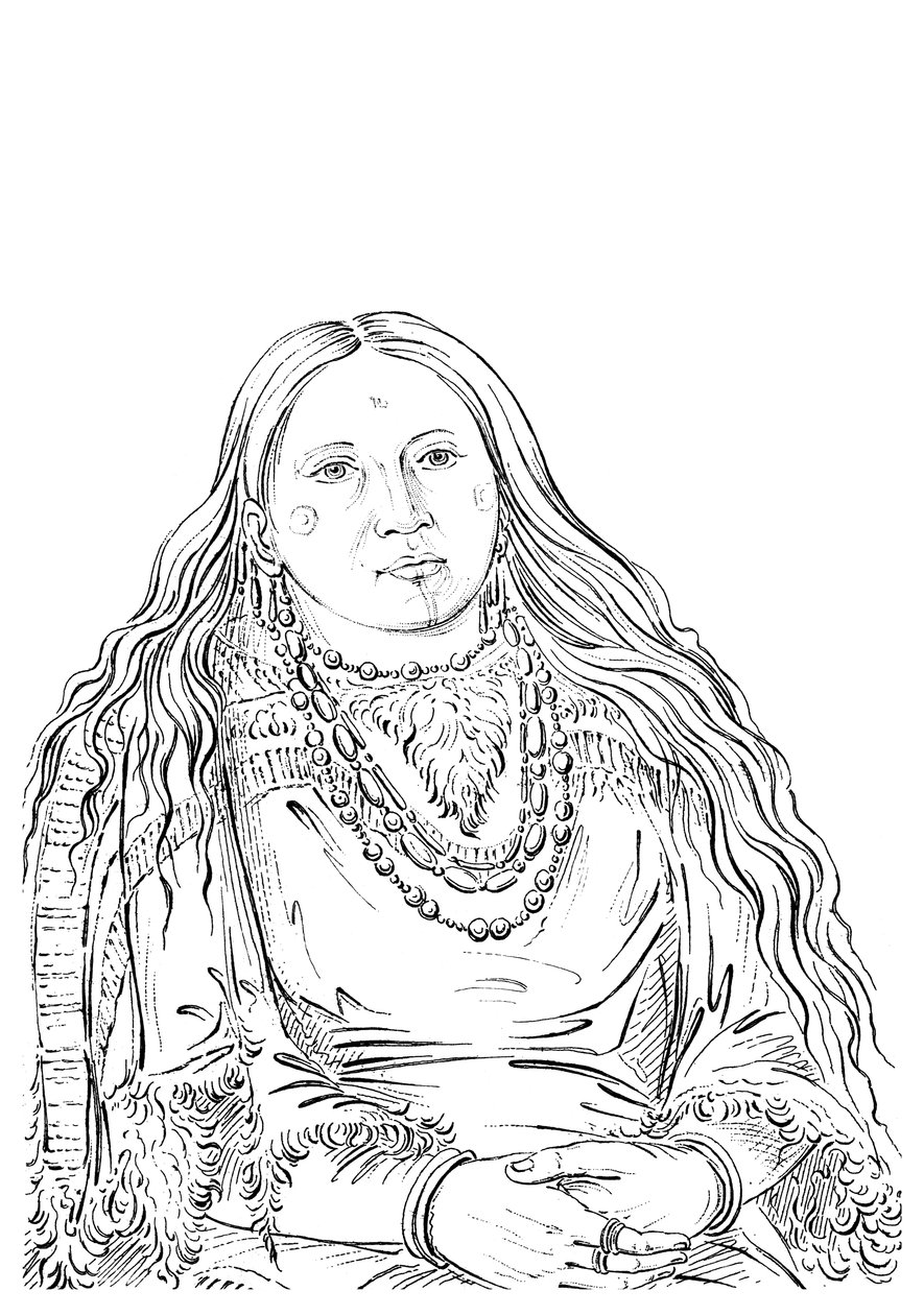 Twin, Riccaree-heimon emäntä, 1841. tekijältä Myers and Co