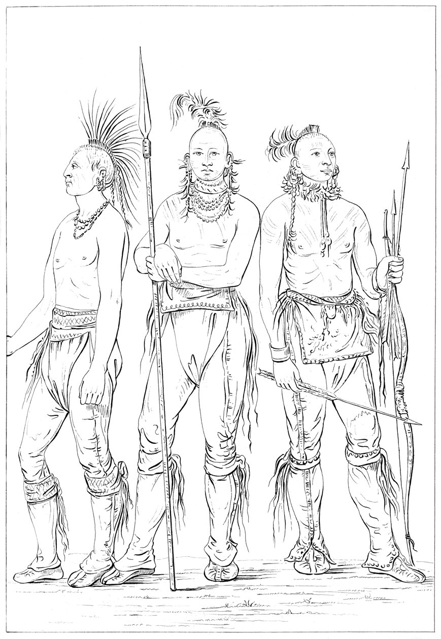 Kolme Osagen rohkeaa, 1841. tekijältä Myers and Co