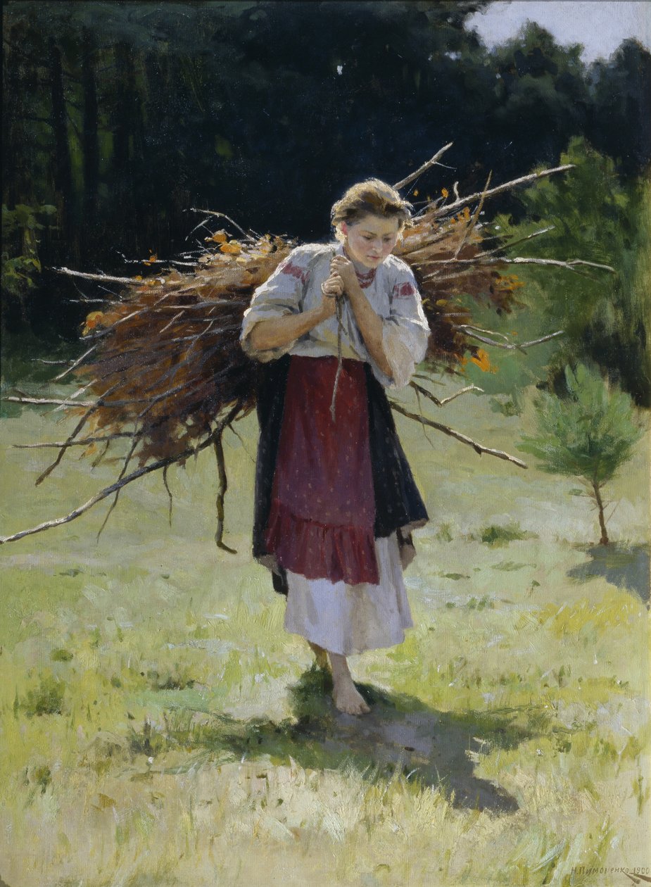 Metsästä, 1900 tekijältä Mykola Kornylijowytsch Pymonenko