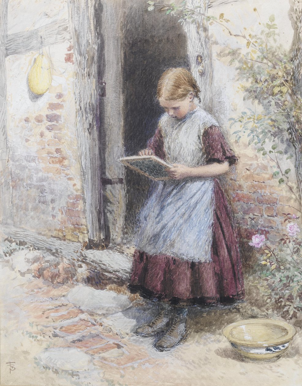 Koulutyttö tekijältä Myles Birket Foster
