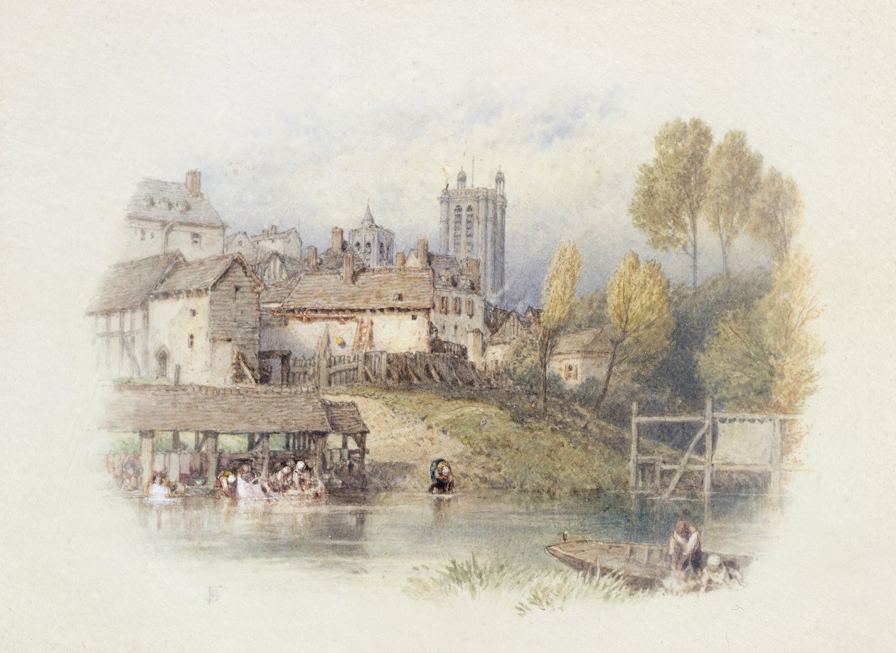 Nantes, Ranska tekijältä Myles Birket Foster