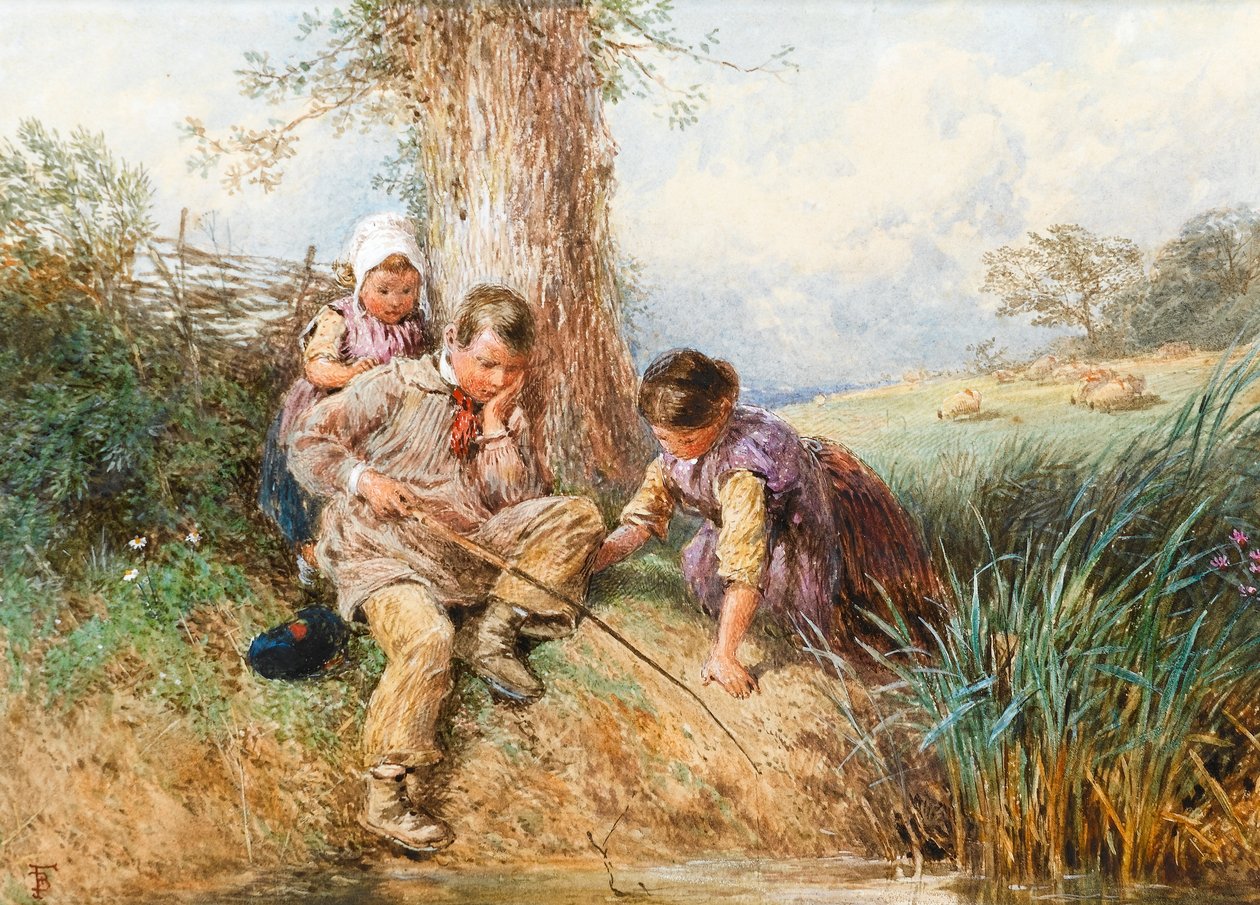 Nuoret onkijat: Ei onnea tänään (wc paperilla) tekijältä Myles Birket Foster