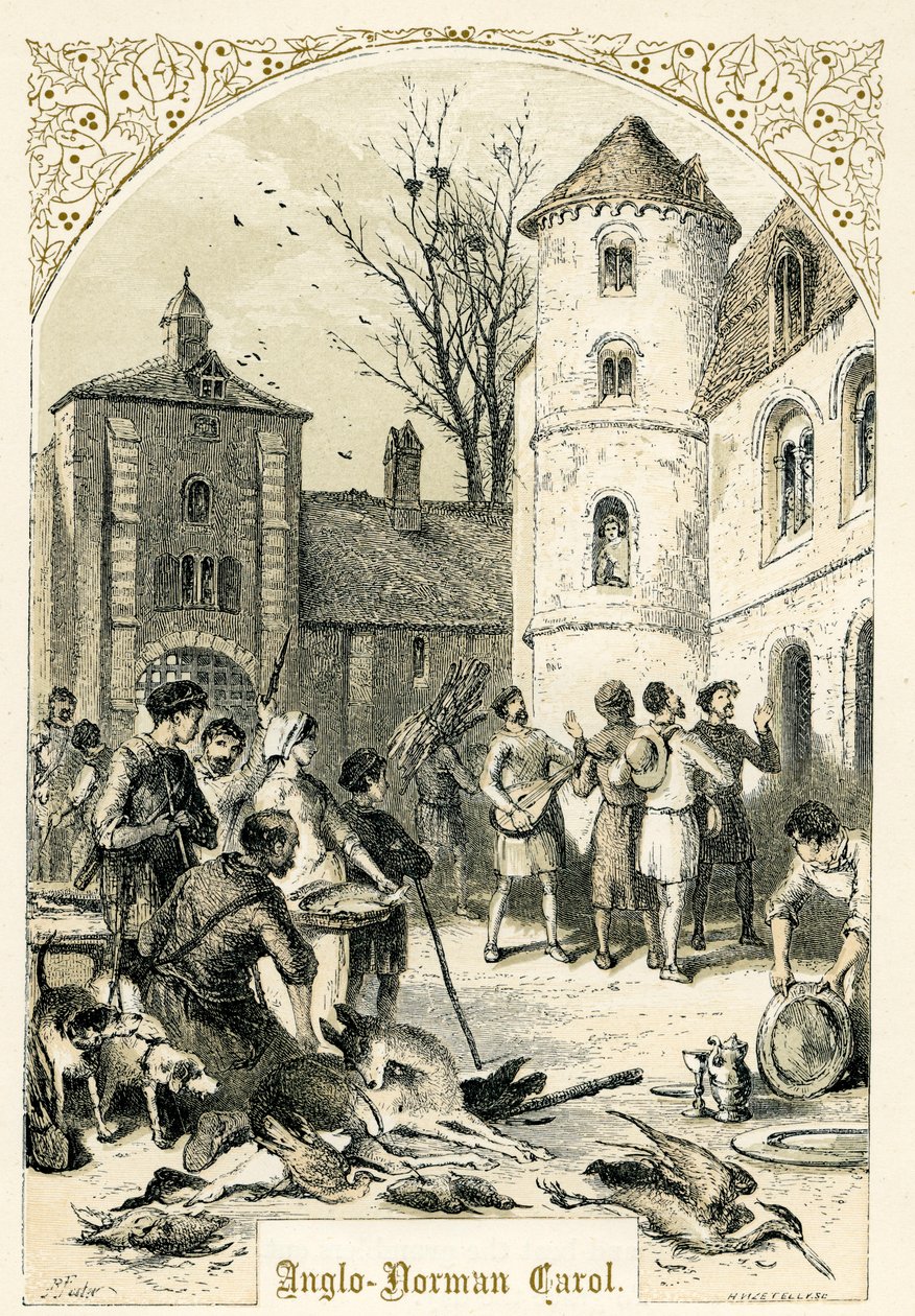 Anglo- Normaali Carol tekijältä Myles Birket Foster
