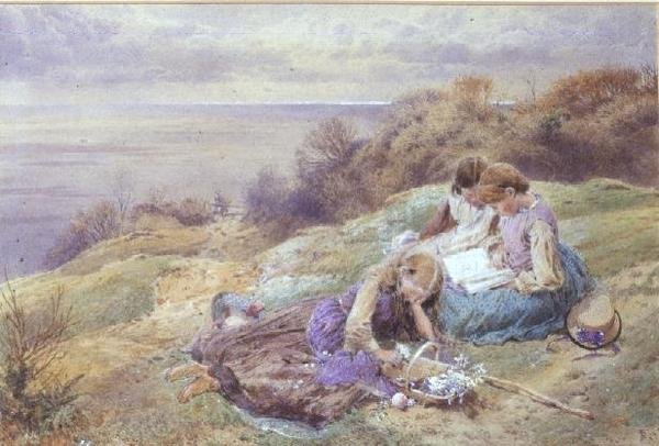 Bonchurchissa, Wightin saarella tekijältä Myles Birket Foster