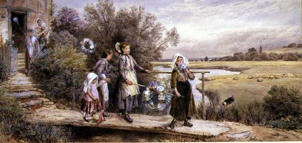 Messuille menossa tekijältä Myles Birket Foster