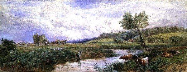 Sadonkorjuuaika tekijältä Myles Birket Foster