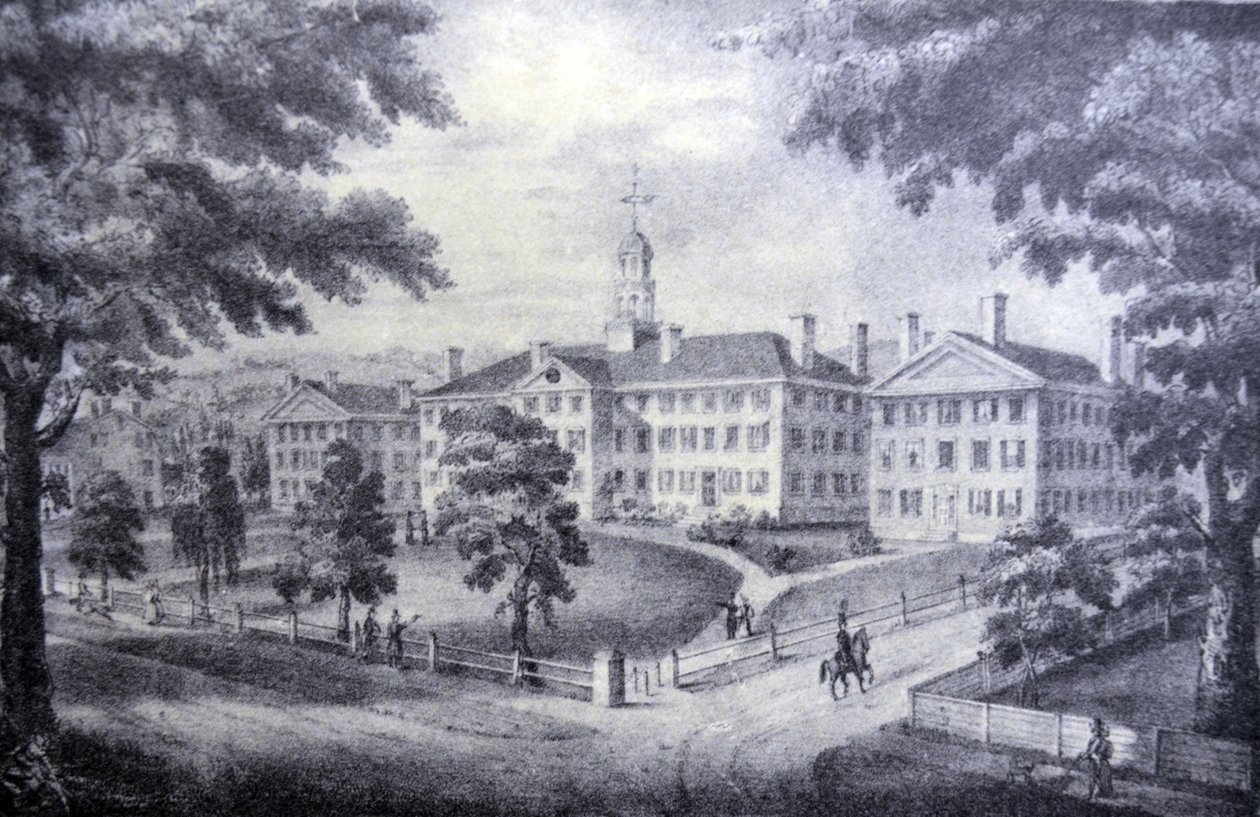 Currier & Ives -kuvitus 1800-luvulta. Dartmouth College tekijältä N. and Ives, J.M. Currier