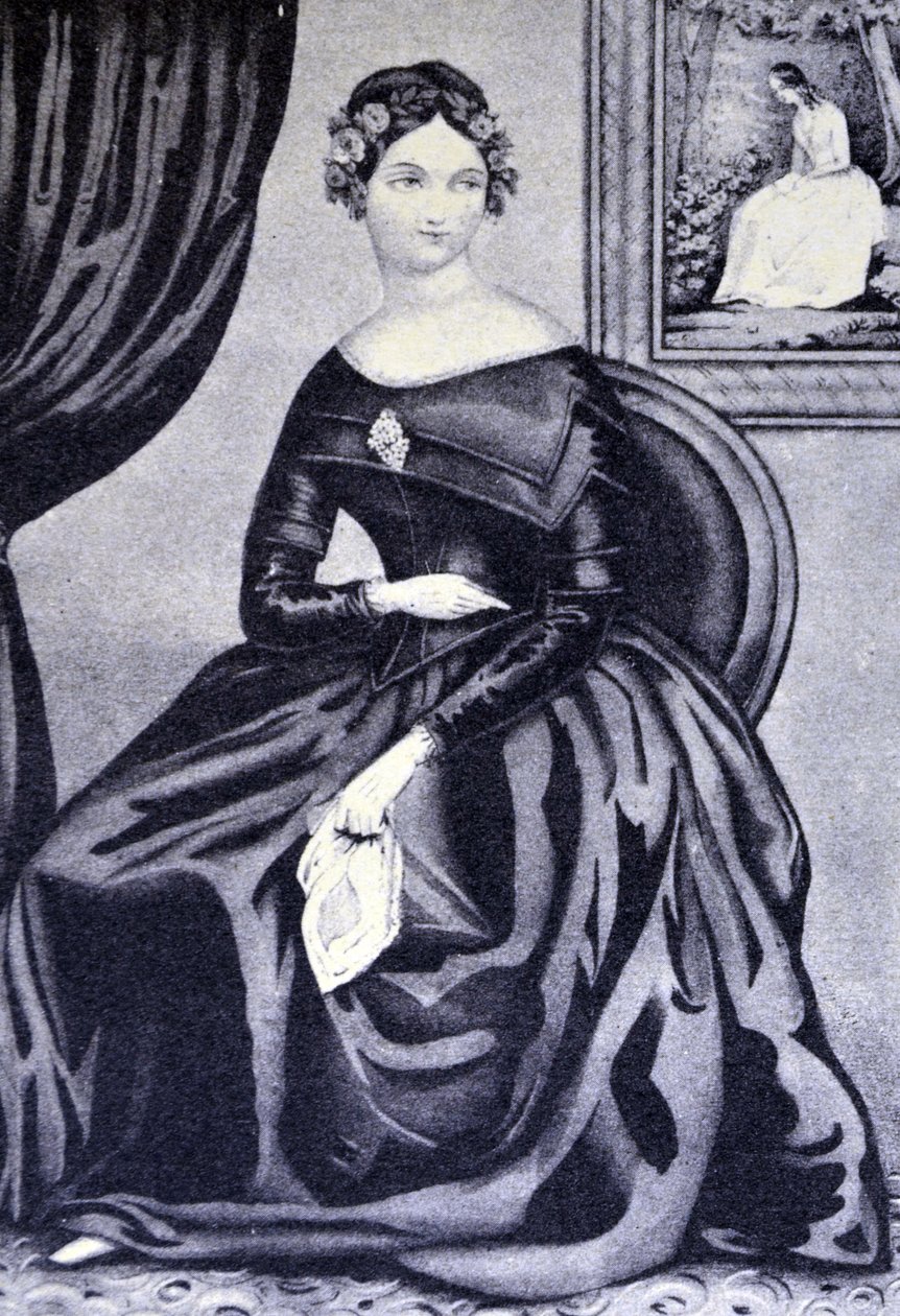 Currier & Ives -kuvitus 1800-luvulta. Julia tekijältä N. and Ives, J.M. Currier