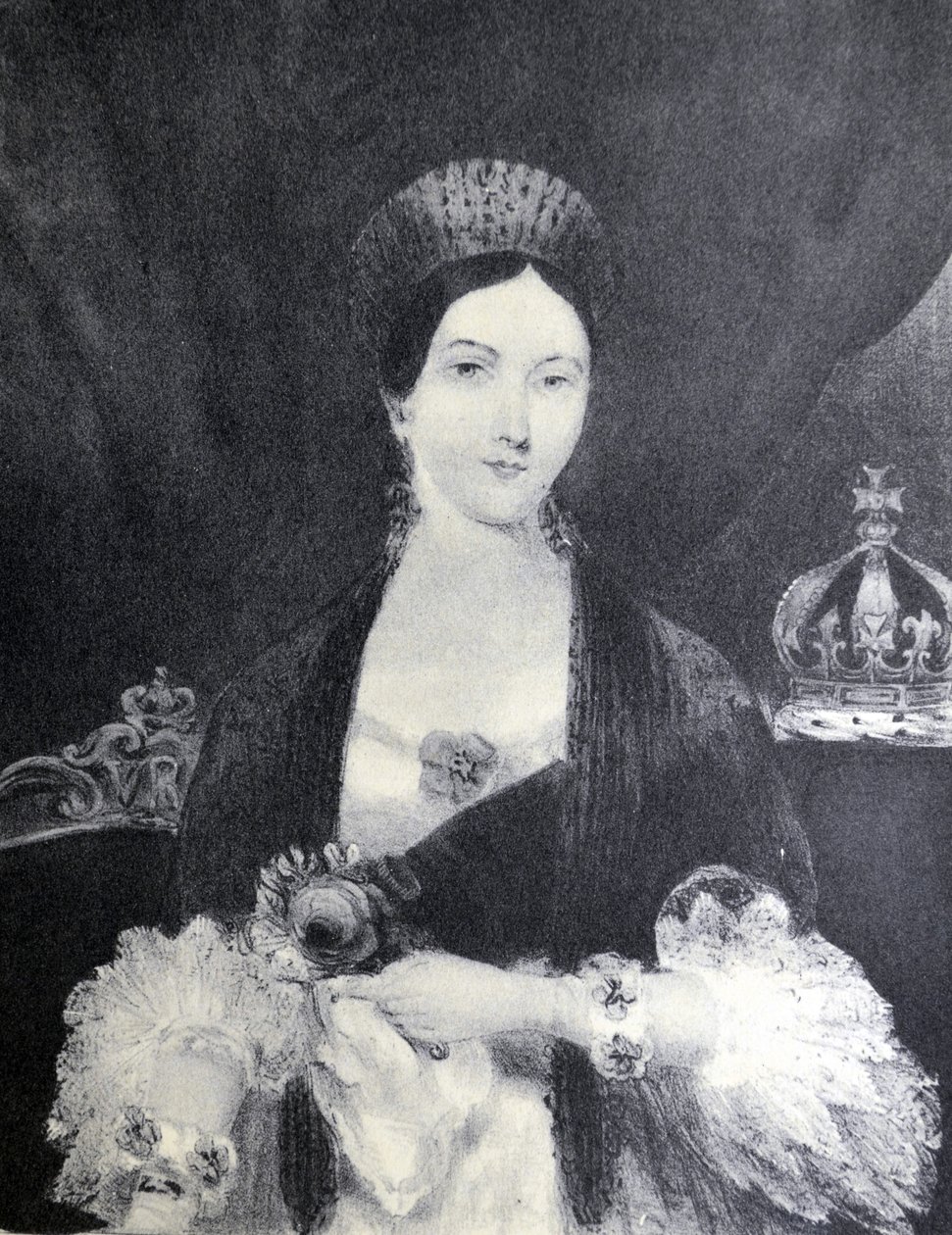 Currier & Ives Illustration 19th Century. Kuningatar Victoria tekijältä N. and Ives, J.M. Currier