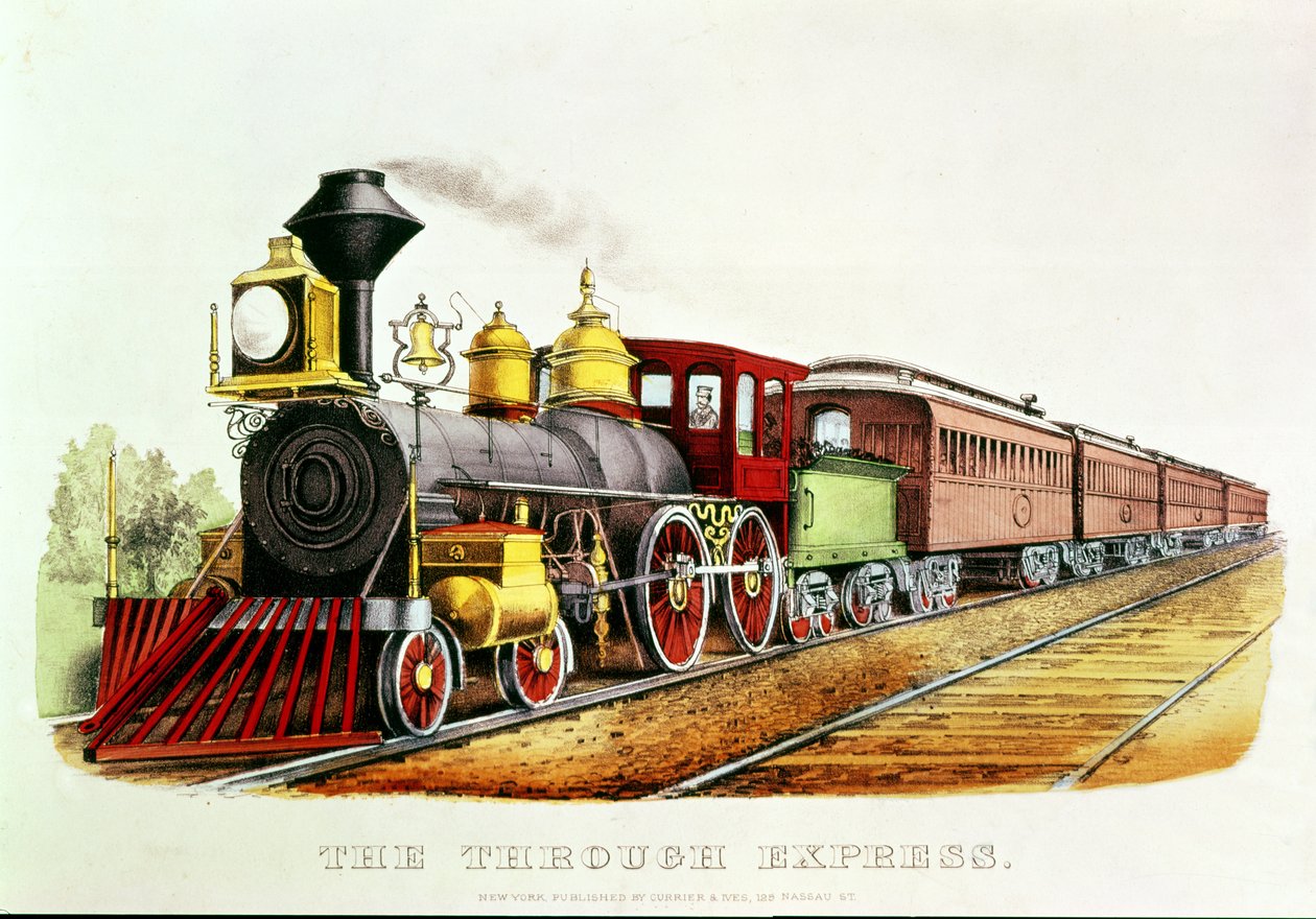 The Through Express tekijältä N. and Ives, J.M. Currier