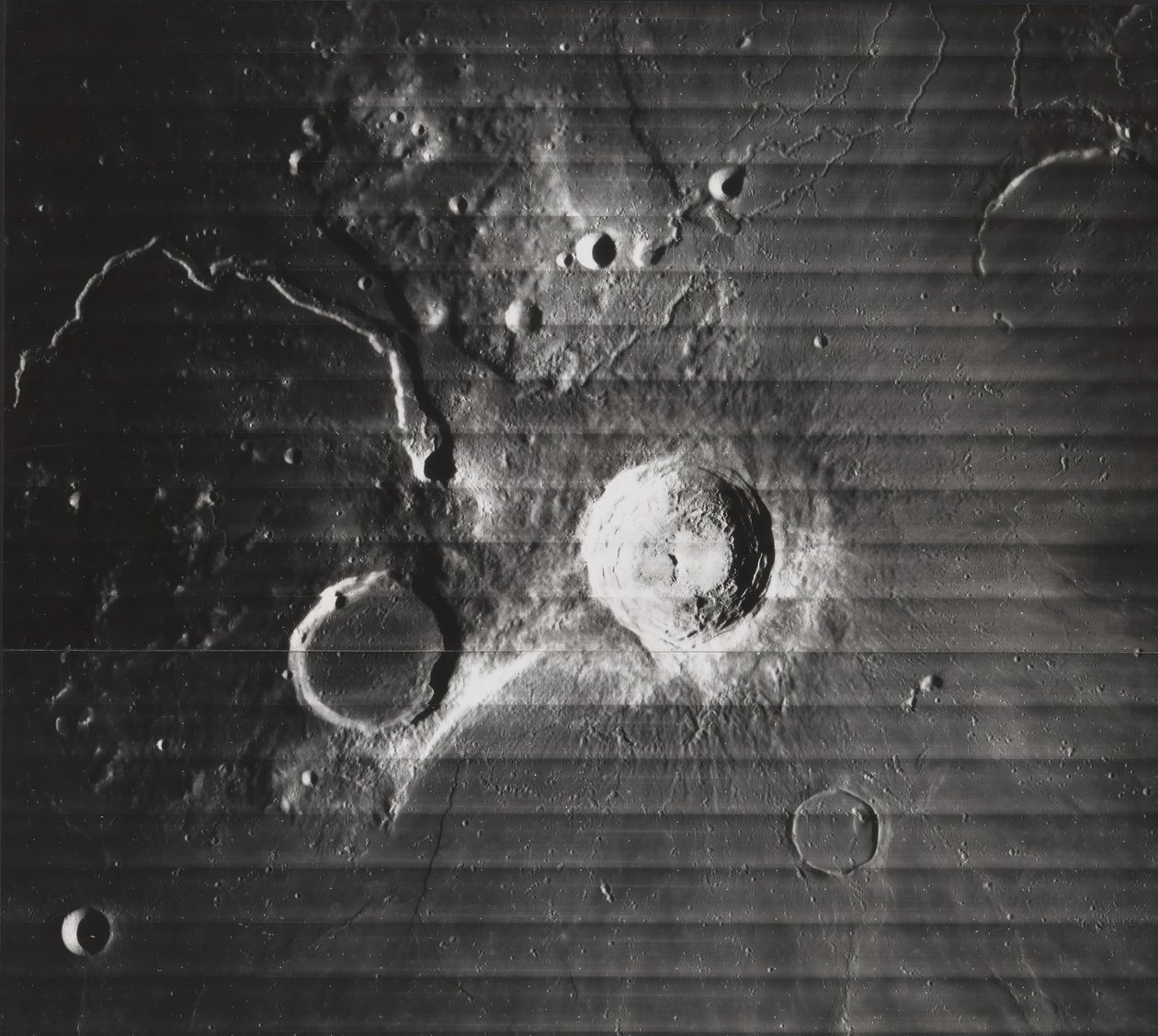 Kraatteri Aristarchus, Schroterin laakso ja lähialue, 1967. tekijältä NASA Images