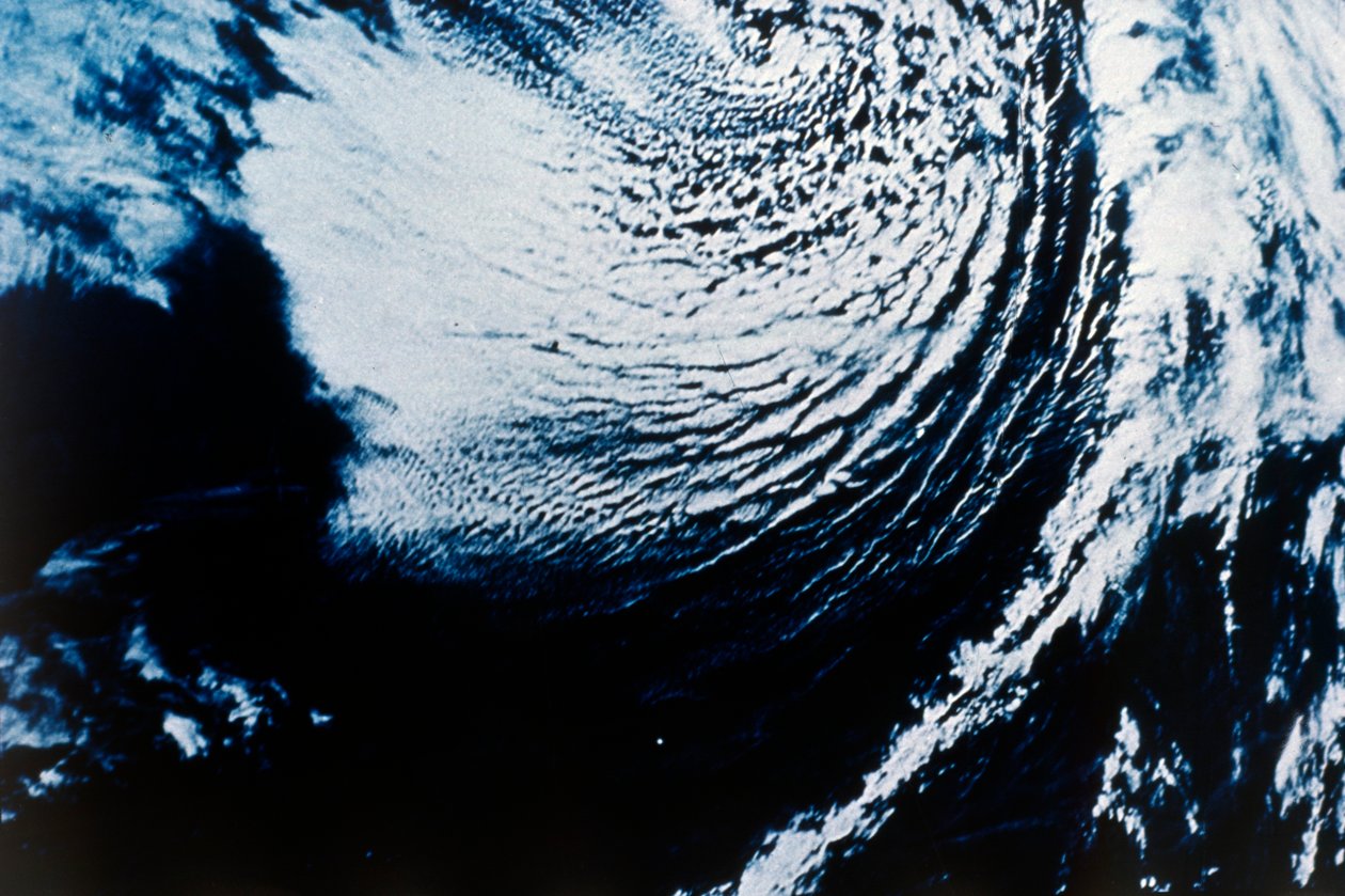 Maa avaruudesta - sykloni, 1980-luku. tekijältä NASA Images