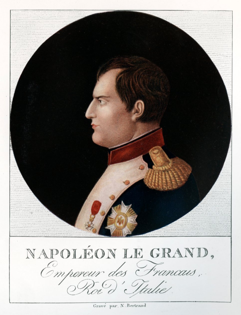 Keisari Napoleon Bonaparte, 1769-1821, 1912. tekijältä N. Bertrand