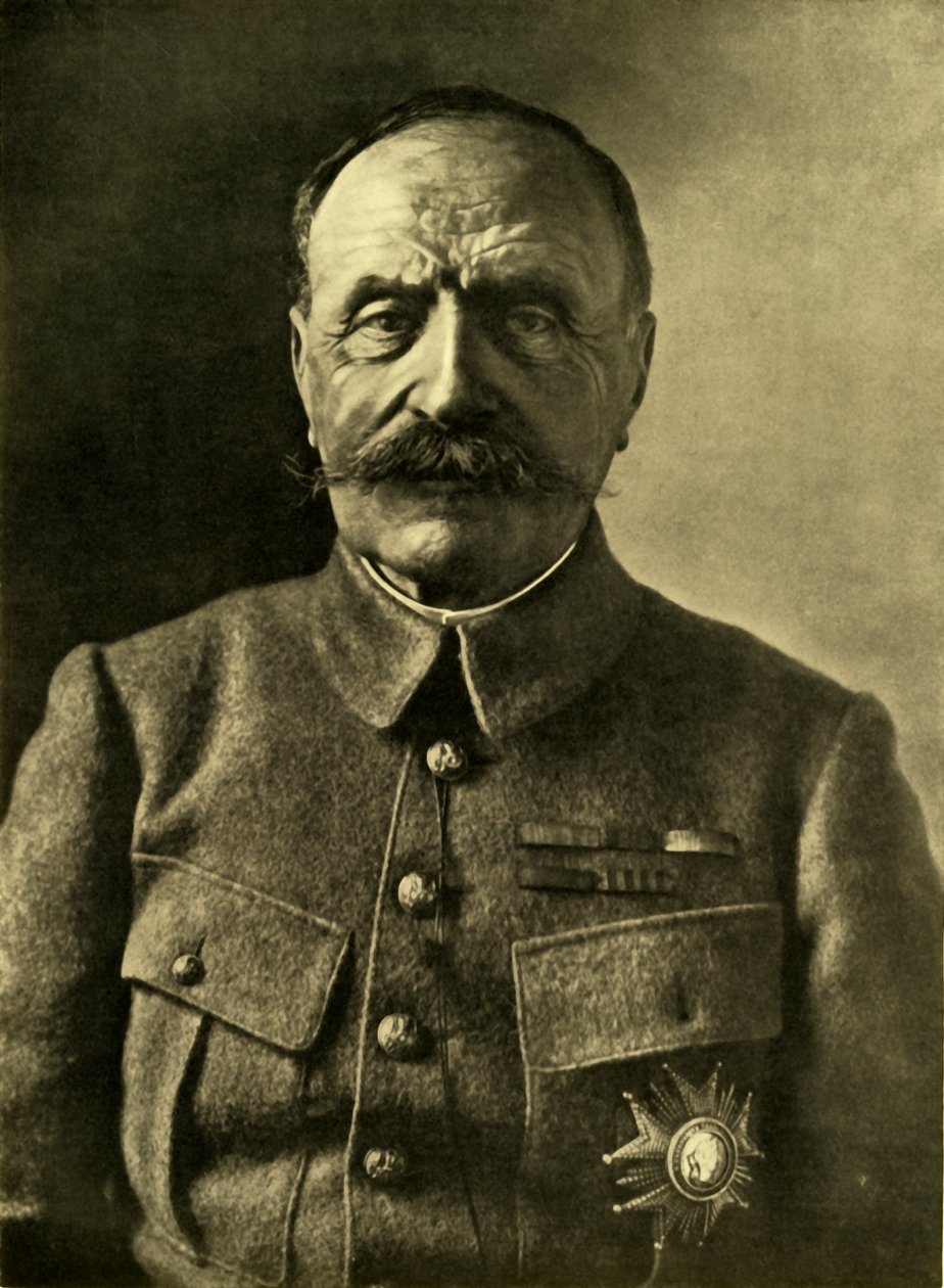 "Marsalkka Foch, liittoutuneiden armeijoiden generalissimo länsirintamalla", vuodelta 1920. tekijältä N Demay